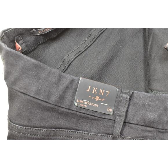 Jen7 by 7 for all Mankind Women Slim Bootcut Jeans Size 10 Cotton Blend NEW - Picture 7 of 8